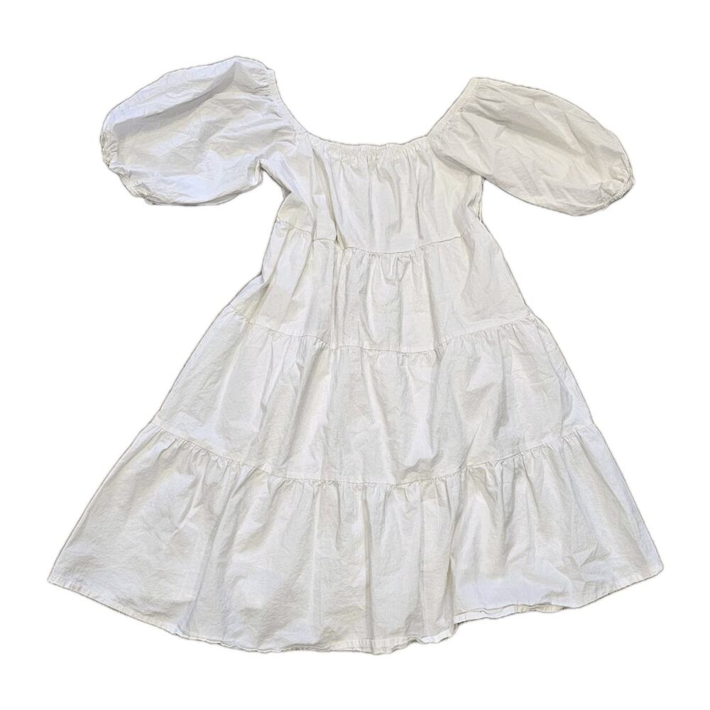 Elegant White Off-Shoulder Mini Dress